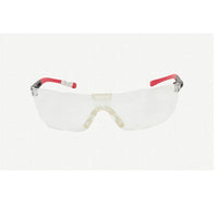 Safety Eye Glass Wear Clear & Red Sides