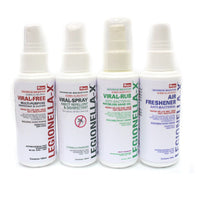 Legionella X Set (Viral Spray,Viral-Rub,Anti Bacterial Air Freshener,Viral Free ) Spray 100ML