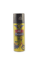 RJ London All Purpose Colour Spray Paint (4 Dull Black)