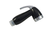 Toilet Sprayer Head Black Silver